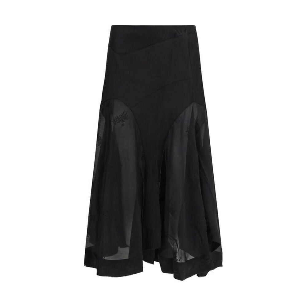 Our Legacy Black Lyocell Long Women's Skirt - Picture 1 of 3